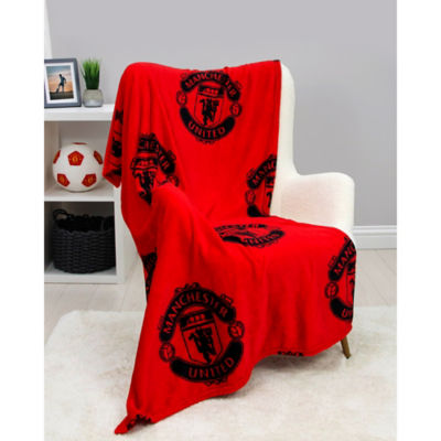 Manchester United fleece blanket with club crest 150cm x 100cm - British product