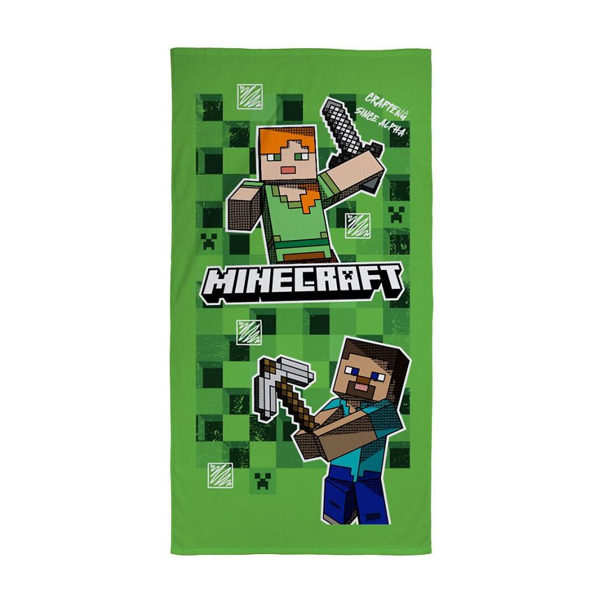 Minecraft Towel GOODS ASDA   