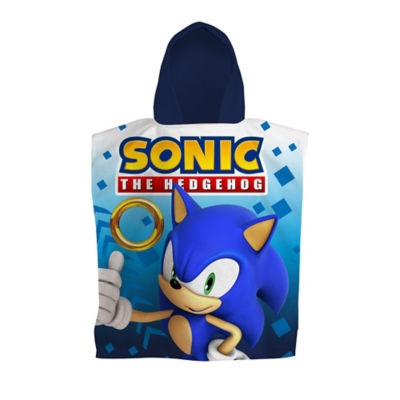 ASDA Sonic The Hedgehog Kids Towel Poncho- Buy online at McGrocer
