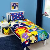 Pokemon single duvet cover set reversible design, imported from the UK