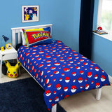 Pokemon single duvet cover set reversible design, imported from the UK
