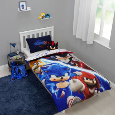 Sonic The Hedgehog reversible duvet set for single bed - British product