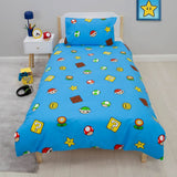 Super Mario duvet set single bed 135x200cm - British product