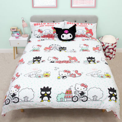 Hello Kitty double duvet set reversible polycotton (British brand)