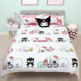Hello Kitty double duvet set reversible polycotton (British brand)