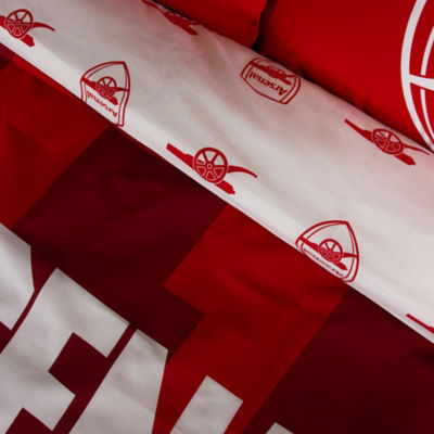 Arsenal reversible duvet set single, imported from the UK