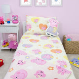 Peppa Pig reversible duvet set for toddlers, imported from the UK