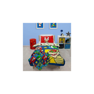 Nintendo Super Mario reversible duvet set single, imported from the UK