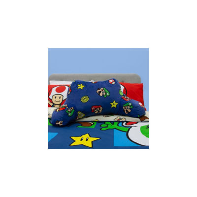 Nintendo Super Mario cuddle cushion with soft fleece, UK version