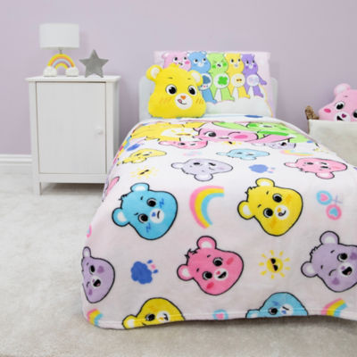 Care Bears rainbow fleece blanket 100x150cm, imported from the UK