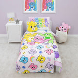Care Bears reversible bedding set pink single - British product