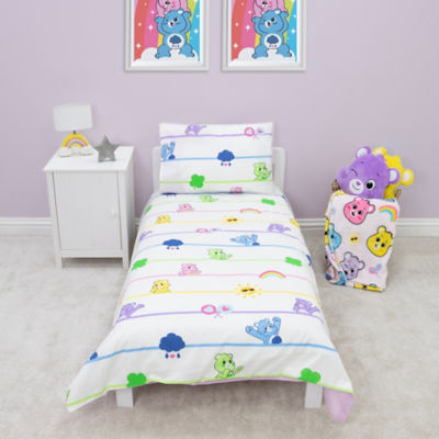 Care Bears reversible bedding set pink single - British product