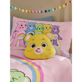 Care Bears blue yellow reversible cushion 30x30cm (British brand)