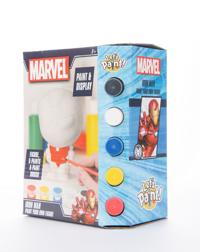 Disney Marvel Paint Your Own Figure - Iron Man GOODS ASDA   