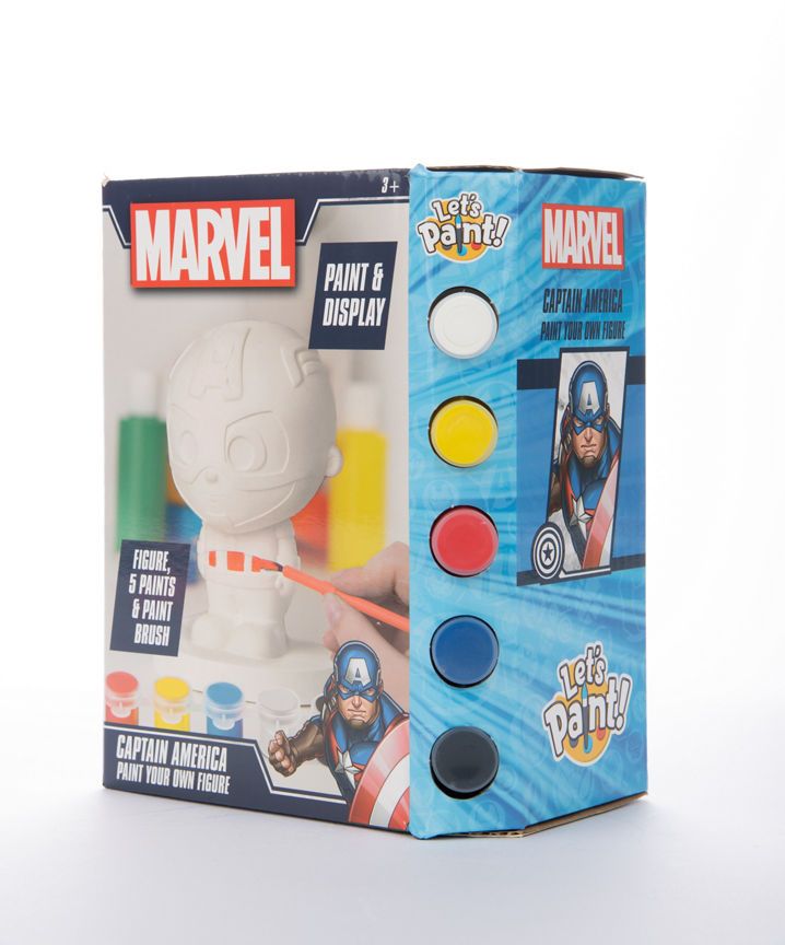 Disney Marvel Paint Your Own Figure - Captain America GOODS ASDA   