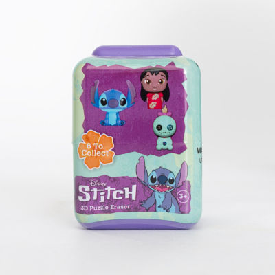 Disney Lilo & Stitch Puzzle Pals (Styles peuvent varier) Gommes Puzzle 3D 7x4,5x5cm
