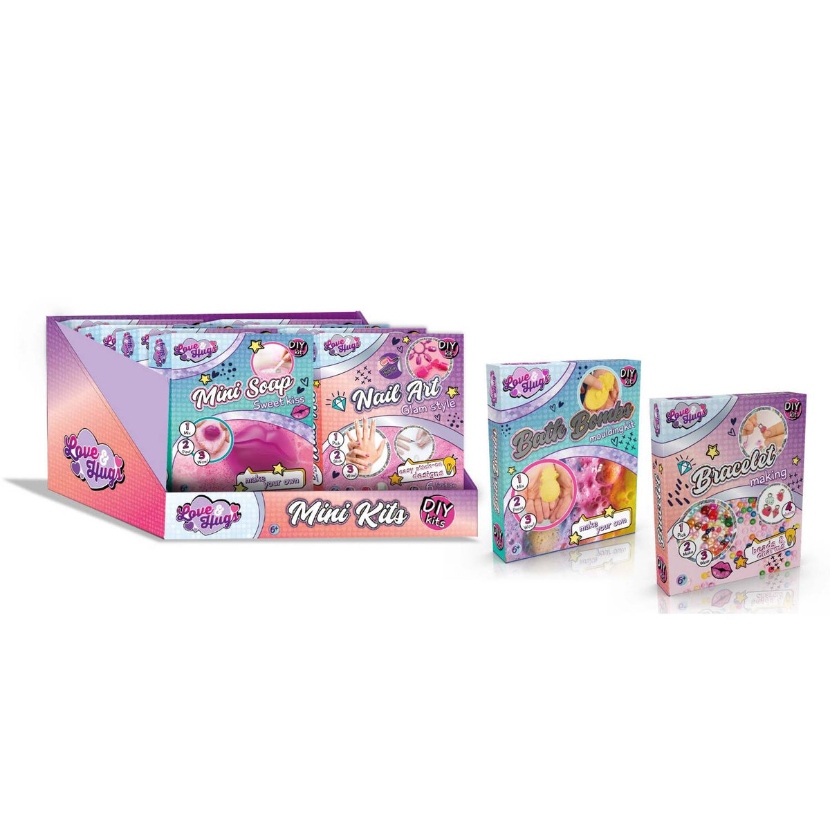 Love & Hugs Mini DIY Kits - British product