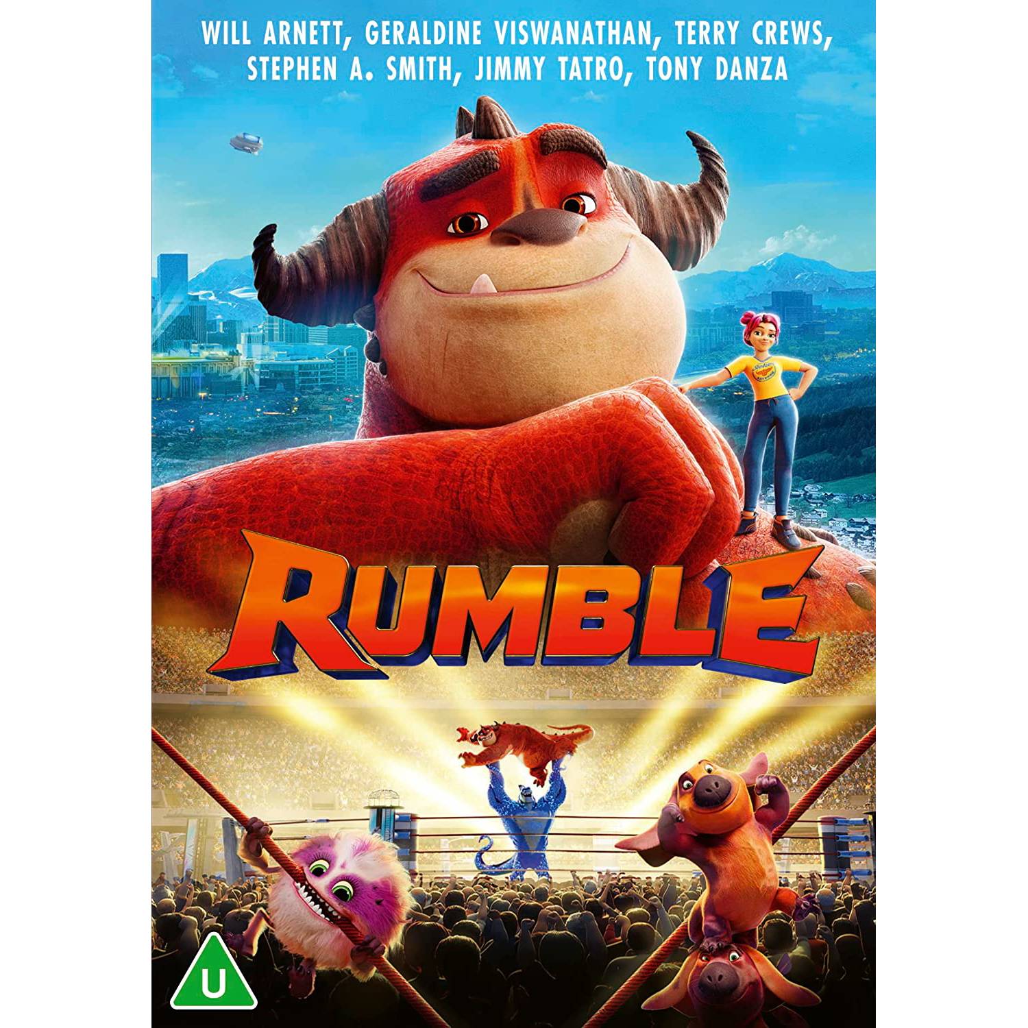 DVD Rumble animated film (British brand)