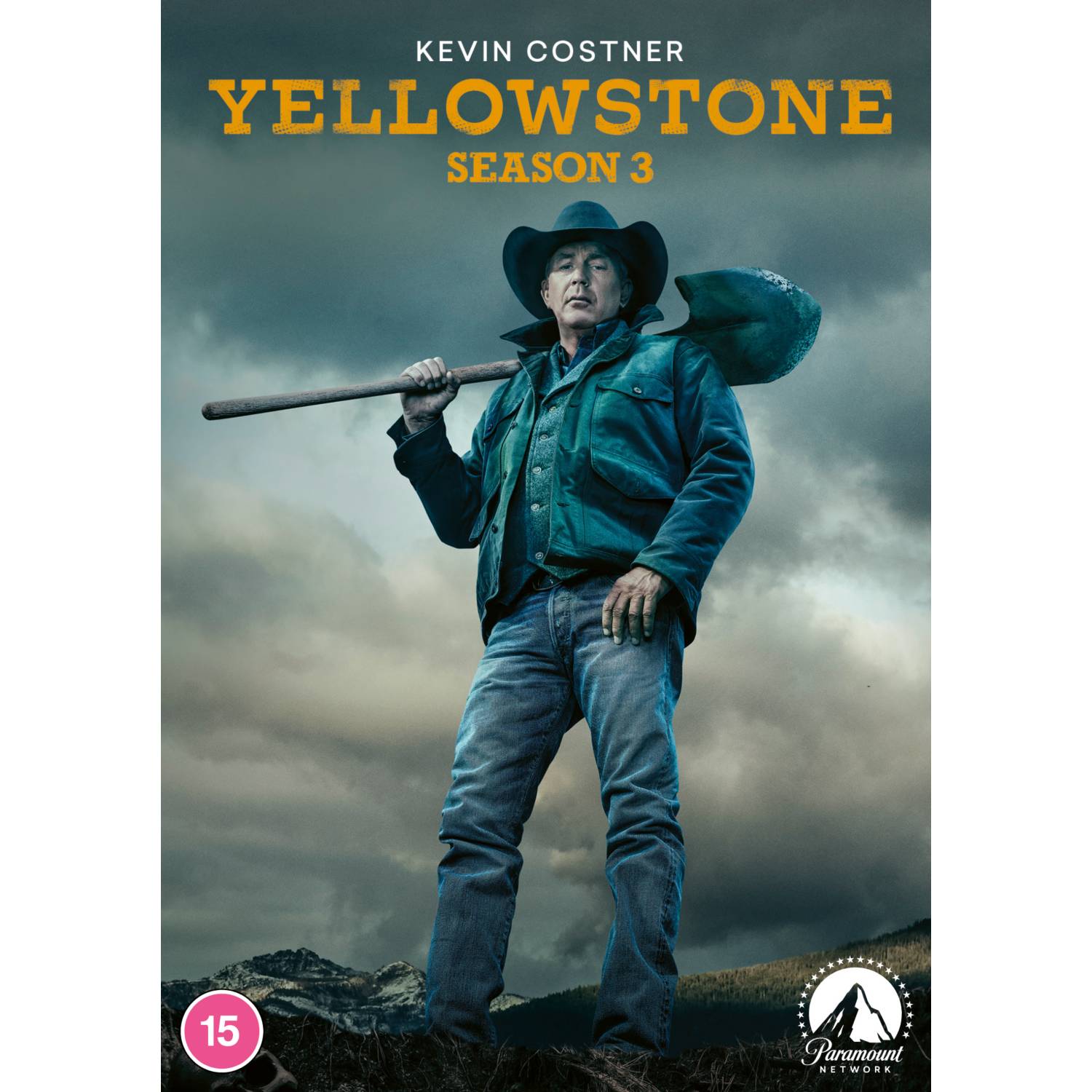 Yellowstone Season 3 DVD 4-disc set (British brand)