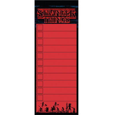 Netflix Stranger Things magnetic to-do list - British product
