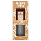 Festive Tipple glass tumbler, imported from the UK
