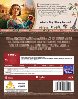 Disney Snow White live-action Blu-ray film - British product