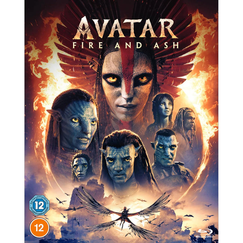 Avatar Fire & Ash Blu-ray, UK version