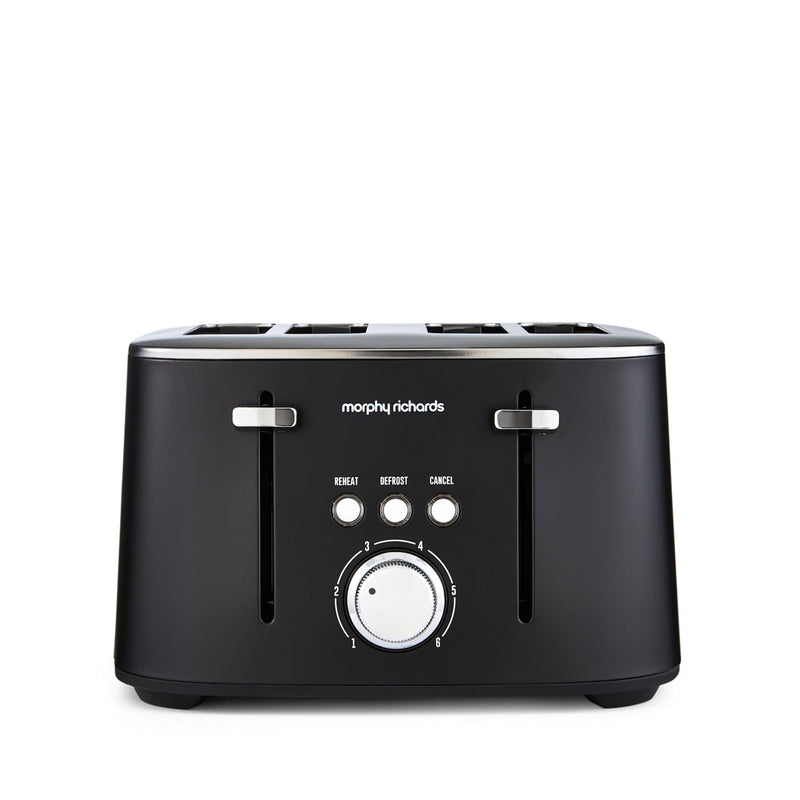 Morphy Richards Shadow 4-slice toaster black - British product
