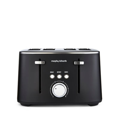 Morphy Richards Shadow 4-slice toaster black - British product