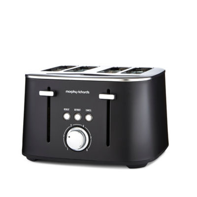 Morphy Richards Shadow 4-slice toaster black - British product