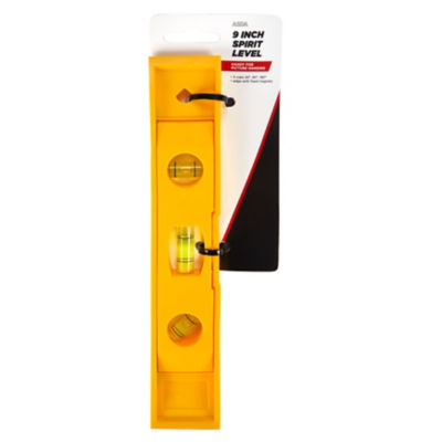 Niveau d'esprit ASDA Niveau torpille de 9 pouces Outils ASDA - Acheter en ligne chez McGrocer