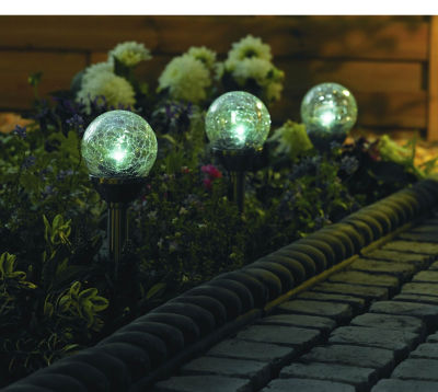 ASDA George Home White Crackle Effect LED Stake Light- Buy online at McGrocer