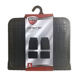 Auto Drive rubber car mat set 4-piece, imported from the UK