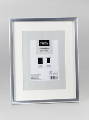 George Home Silver Photo Frame 8x6 10x8, UK version