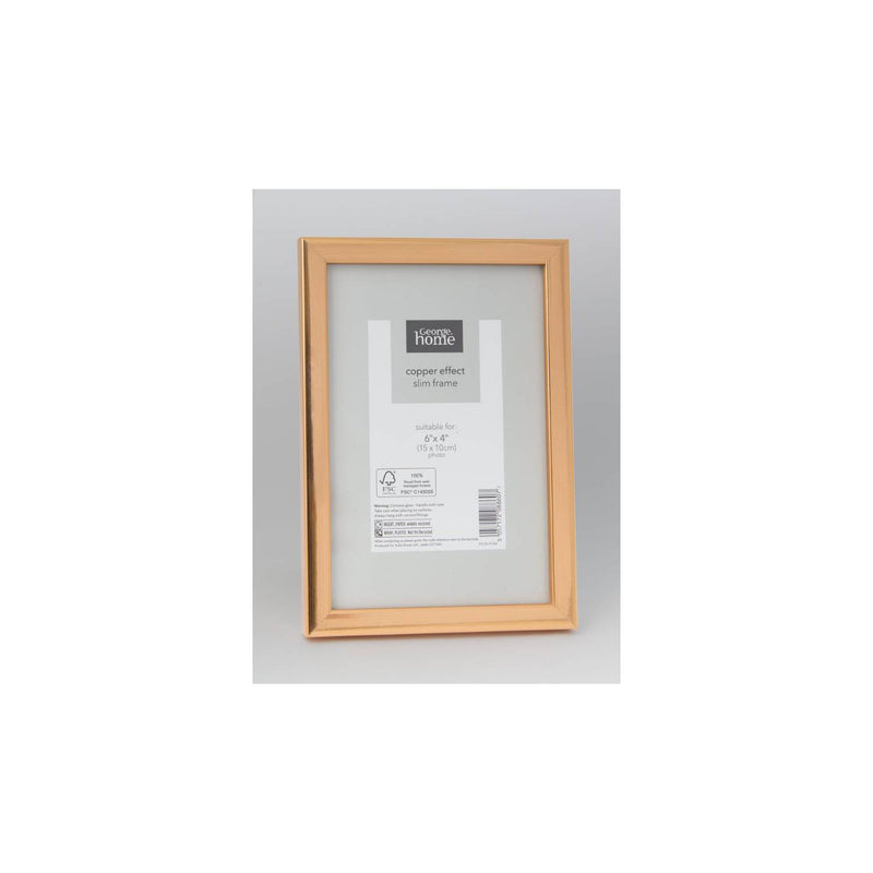 Copper photo frame 6x4 - British product