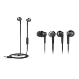 ONN metallic earphones black, UK version