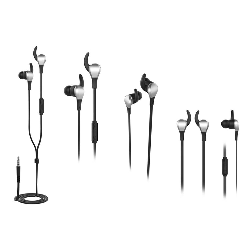 ONN Secure Earphones black and grey, UK version