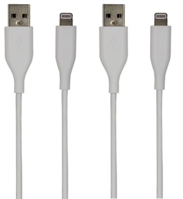 ASDA Tech lightning cable 0.9m pack of 2 - British product