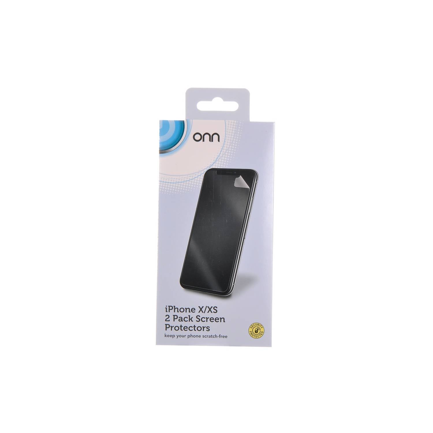 ONN iPhone X/XS screen protector two-pack, UK version