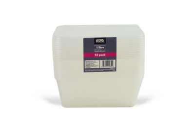 ASDA George Home Takeaway Food Storers 12 Pack- Buy online at McGrocer