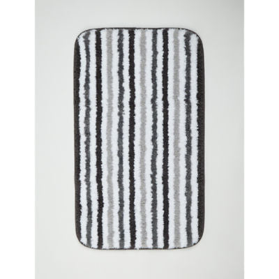 George Home grey microfibre pedestal and bath mat set, UK version