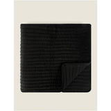 George Home Black Embroidered Velvet Throw 150 x 200 cm, UK version
