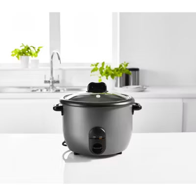 George Home Grey Rice Cooker and Steamer 1.8L, UK version
