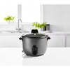 George Home Grey Rice Cooker and Steamer 1.8L, UK version