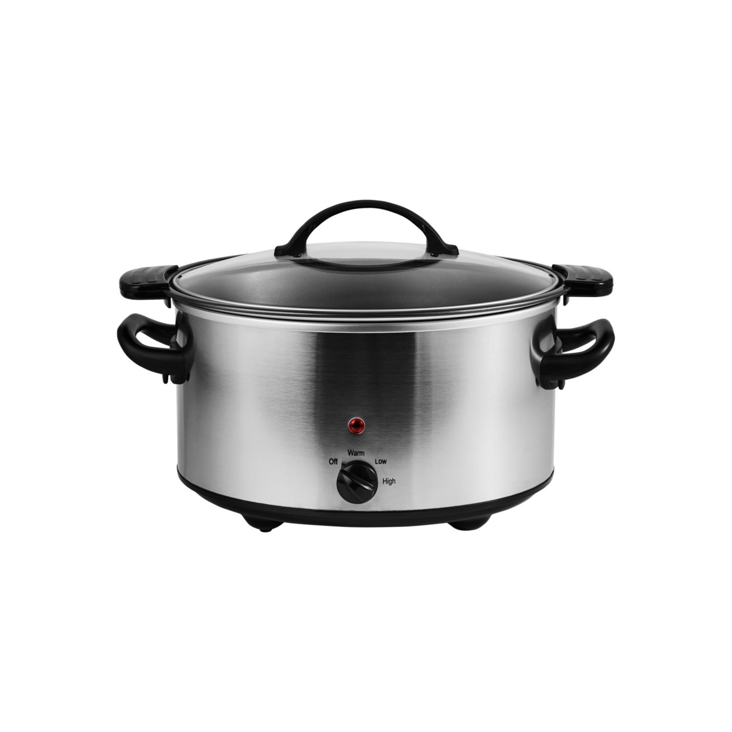 George Home stainless steel manual slow cooker 5L, UK version