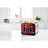 George Home red 4 slice toaster, UK version