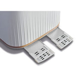 George Home White And Wood Scandi 4 Slice Toaster