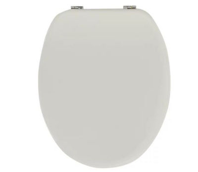 George Home Wood Toilet Seat White, UK version
