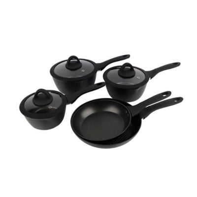 ASDA George Home 5-Piece Non-Stick Forged Aluminium Pan Set- Buy online at McGrocer