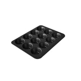 George Home black 12 cup muffin tray heavy gauge, UK version